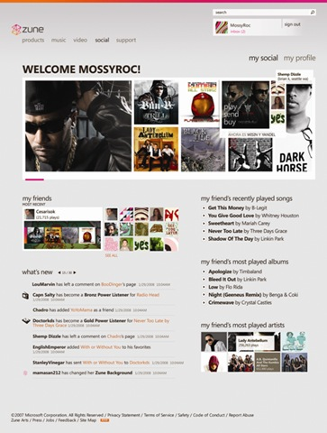 Illustration for article titled Zune 2.5 Update Brings TV Shows, More Social Networking, Improved Software Features